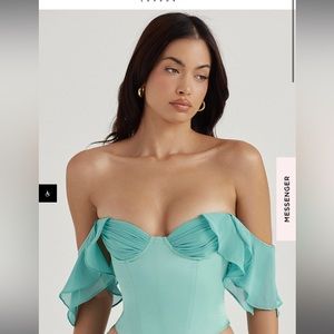 House of CB corset top and skirt set!!